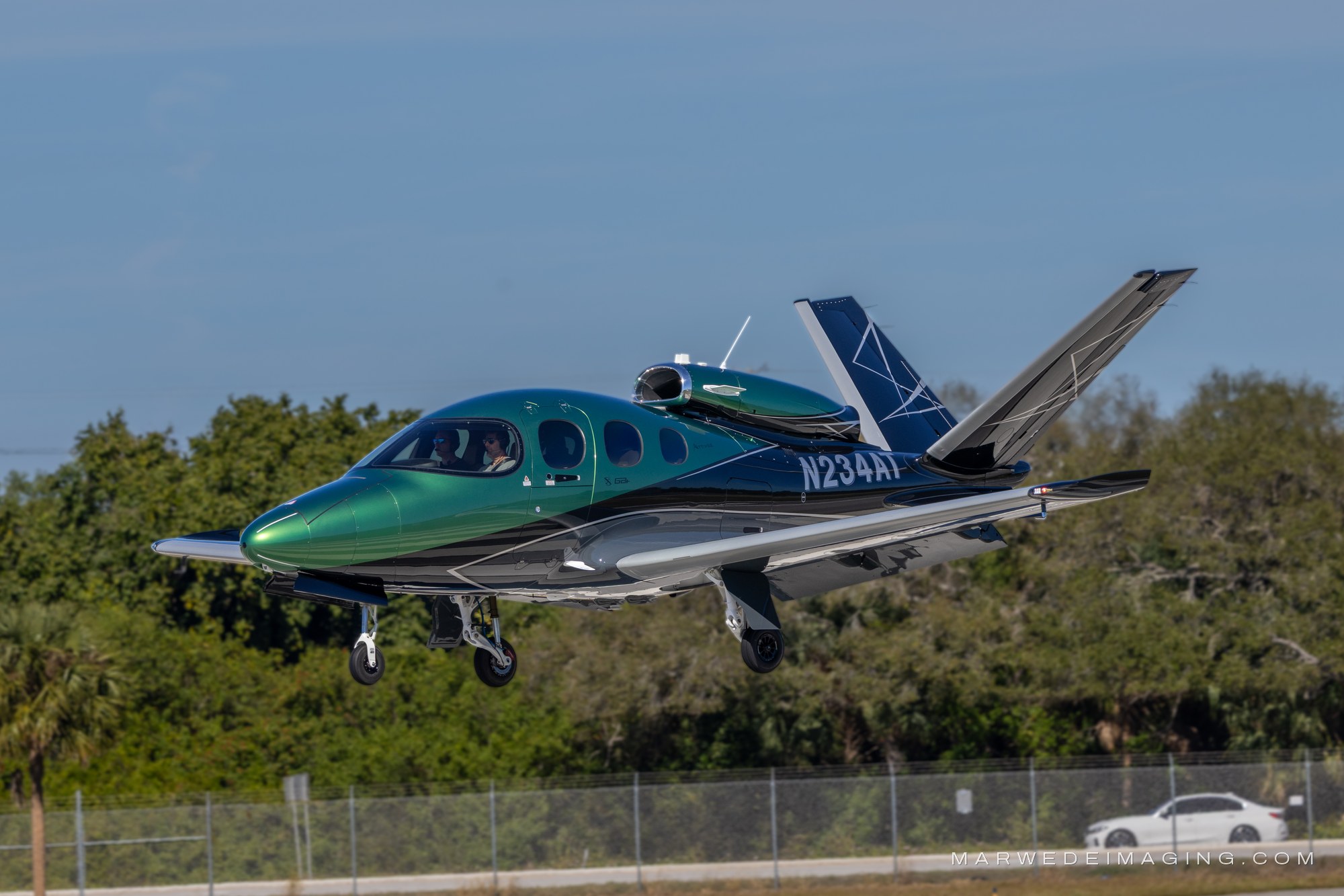 Cirrus Vision Jet SF50 N234AT photographed at Boca Raton Airport (KBCT) on January 3, 2026