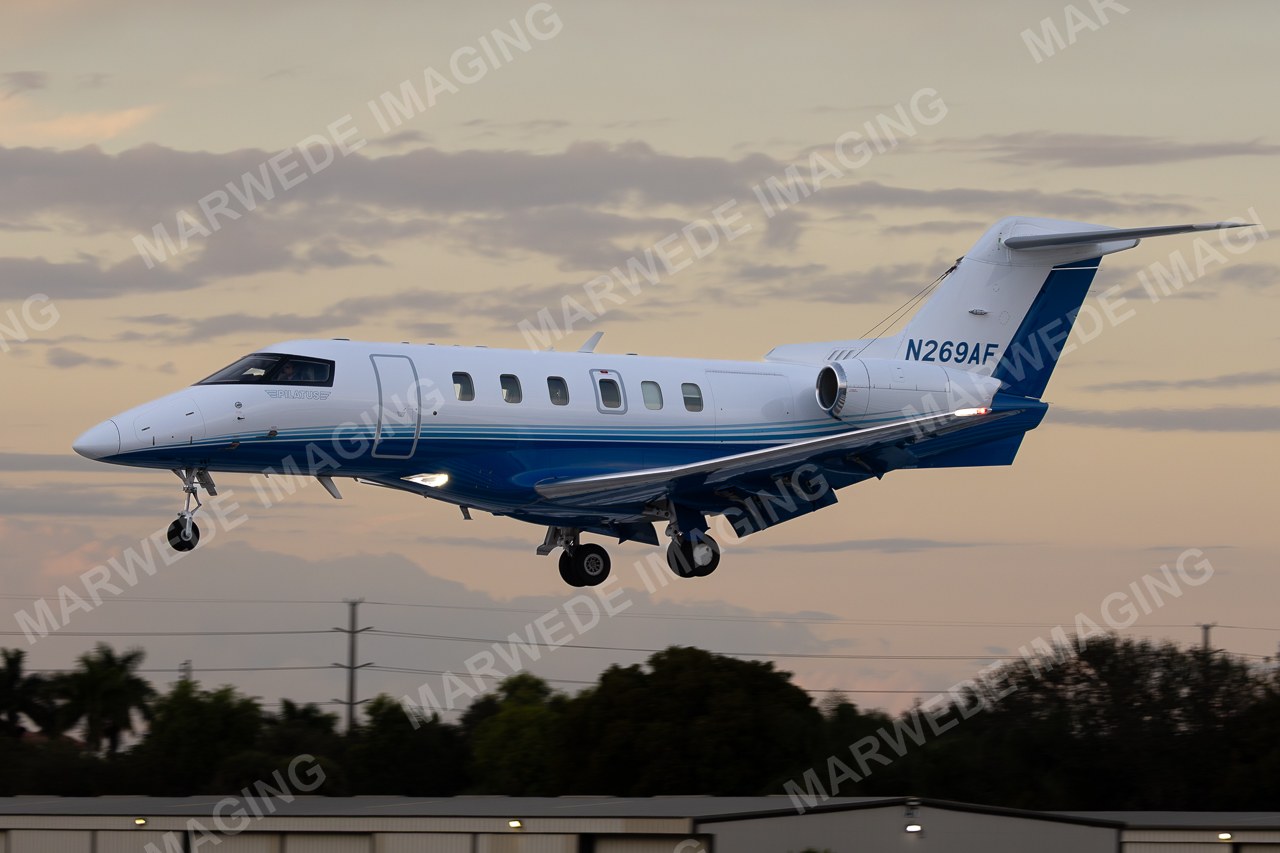 Pilatus PC-24 N269AF photographed at KBCT on 2025-12-14