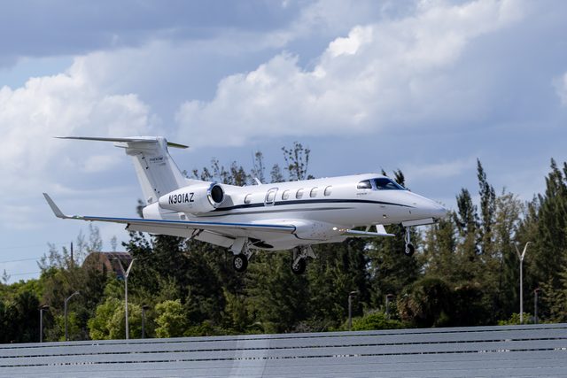Embraer Phenom 300 N301AZ on October 24, 2026