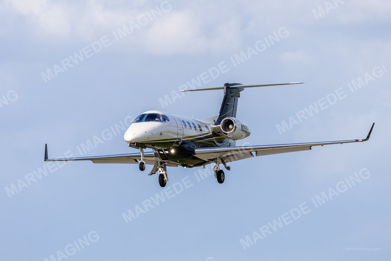 Embraer Phenom 300 N395FX photographed at KBCT on 2025-02-16