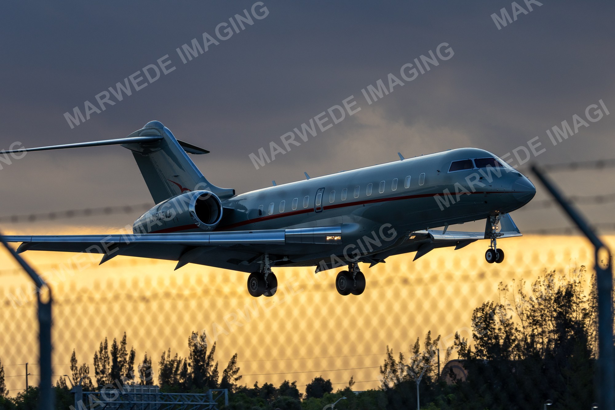 Bombardier Global 5000 N505VJ photographed at KBCT on 2025-03-13