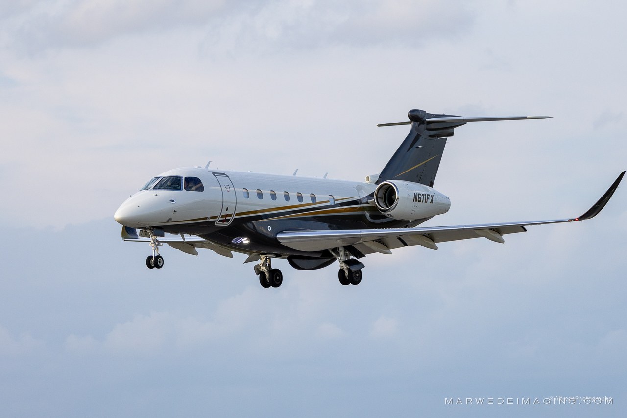 Embraer Praetor 600 N611FX photographed at Boca Raton Airport (KBCT) on March 5, 2025
